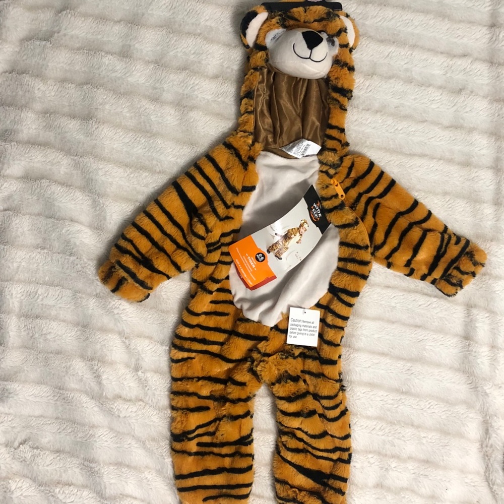 Tiger Striped Kids Halloween Costume